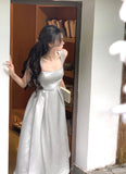 Nukty Elegant Midi Dresses For Women Sleeveless Wedding Evening Party Dress Solid Slim A-line Vintage Chic Prom Robe Vestidos Mujer