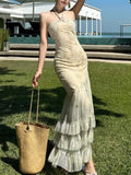 Nukty Sexy Bodycon Party Dress for Women Elegant Strapless Halter Sleeveless Evening Dresses Summer Spring Slim Chic Vestidos New Robe