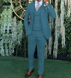 Nukty prom outfits for guys Men's Slim-fit Three-piece Suit，Three-piece Set of Vest, Blazer and Trousersï¼?Ideal for Weddings, Business and Formal Occasions