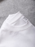 Nukty 280gsm High Qualtity Oversized Heavy T-shirt for Men Short Sleeve Tee Cotton Solid Color Trend Leisure Green White Black