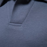 Nukty Embroidery Polo Shirt for Men Fashion Neck Turn Down Collar Mens Casual Social Polo Shirts Luxury Golf Shirt