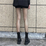 Nukty Fishnet Stockings Black Stockings Women Autumn and Winter Sexy Black Pantyhose Mesh