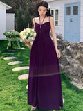 Nukty Elegant Backless Evening Party Halter Long Sundress Dresses Women Sleeveless 2025 Summer Holiday Ruffles Dress Vestidos Popular