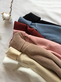 Nukty 2024 Autumn Winter Thick Sweater Women Knitted Ribbed Pullover Sweater Long Sleeve Turtleneck Slim Jumper Soft Warm Pull Femme