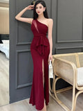Nukty Women Sexy Backless Slim Split Long Dress Summer Fashion Elegant Sleeveless Off Shoulder Elegant Club Party Mesh Dresses