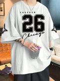 Nukty 3D Printed Plus Size Men's FREEDOM 26 Print Men's T-shirt Men's Short Sleeved Sportswear Breathable Quick Drying T-shirt Top