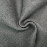 Nukty Long Sleeves Loose Solid Color Collarless Woolen Coat