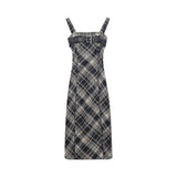 Nukty party look inspos French Elegant Plaid Two Pieces Set Women Patchwork Y2k Vintage Dress Suit Female Korean Fashion Casual Retro Set 2024 Winter