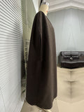 Nukty Simple Sleeveless Solid Color Round-Neck Cape Outerwear