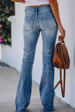 Nukty - Women Jeans Mid Rise Fitted Denim Pants