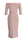 Nukty - Wrap Hip Slit Collar Maxi Dresses(5 Colors)