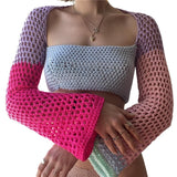 Skeleton Corset Crop Tops y2k Gothic Clothes Crochet Hollow Out Tanks Women Summer Tee 2000s Aesthetic T Shirt Ropa Gotica Mujer