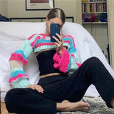 Skeleton Corset Crop Tops y2k Gothic Clothes Crochet Hollow Out Tanks Women Summer Tee 2000s Aesthetic T Shirt Ropa Gotica Mujer