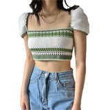 Skeleton Corset Crop Tops y2k Gothic Clothes Crochet Hollow Out Tanks Women Summer Tee 2000s Aesthetic T Shirt Ropa Gotica Mujer