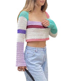 Skeleton Corset Crop Tops y2k Gothic Clothes Crochet Hollow Out Tanks Women Summer Tee 2000s Aesthetic T Shirt Ropa Gotica Mujer