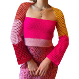 Skeleton Corset Crop Tops y2k Gothic Clothes Crochet Hollow Out Tanks Women Summer Tee 2000s Aesthetic T Shirt Ropa Gotica Mujer