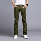 Nukty Classic 9 Color Casual Pants Men Spring summer New Business Fashion Comfortable Stretch Cotton Straigh Jeans Trousers