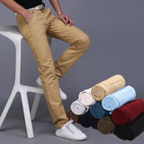 Nukty Classic 9 Color Casual Pants Men Spring summer New Business Fashion Comfortable Stretch Cotton Straigh Jeans Trousers