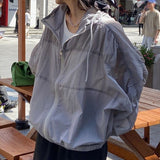 Nukty Basic Jackets Women Summer Sun-proof Loose Solid Simple Ulzzang Vintage Fashion Soft Ladies Chic New Daily Clothing Leisure Fit