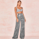 Y2K Spring Autumn  Design High Waist Solid  Flared Trousers Streetwear Fashion Loose  Base Womens Casual Sports Pants