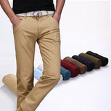 Nukty Classic 9 Color Casual Pants Men Spring summer New Business Fashion Comfortable Stretch Cotton Straigh Jeans Trousers