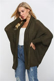 Autumn Winter Cardigans for Women Batwing Sleeve Sweaters Long Female Coat Casual Knitted Sweaters Gilet Femme Manche Longue