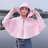 Nukty Sun-proof Jackets Zipper Hooded Summer Outerwear High-quality Korean Style Candy Colors Long Sleeve Female Lady All-match Coats