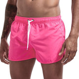 Nukty Beach Shorts Quick Dry Mens Swimwear Board Briefs New Hot Summer Swim Trunks Sport Gym Running Shorts Male Beachwear