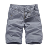 Nukty Brand New Mens Cargo Shorts High Quality Black Short Pants Men Cotton Solid Casual Beach Shorts Men Summer Bottom
