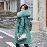 New Women Long Coat Autumn Winter Warm Velvet Thicken Faux Fur Coats Parka Female Solid Big Pocket Jacket Outwear