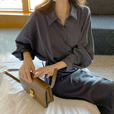 Nukty Vintage Evening Shirt Dresses for Women Party Fashion High Waist Korean Lace Up Long Woman Dress Elegant Autumn Vestidos