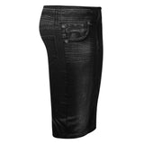 Nukty Brand New Woman Denim Skirts Trendy Vintage Washed  High Waist Female Summer Black Blue Bodycon Hip Denim Skirts Jeans