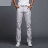 Nukty Classic 9 Color Casual Pants Men Spring summer New Business Fashion Comfortable Stretch Cotton Straigh Jeans Trousers