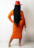Nukty Women Autumn Solid Ribbed Maxi Knitted Dress V Neck Sexy Slim Elastic Basic Long Bodycon Dress Winter Off Shoulder White Dresses