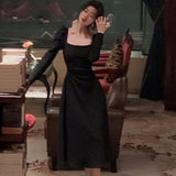 Nukty Wedding Dresses for Women Clothing Party Elegant Office Lady Korean Fashion Slim Prom Dress Female Evening Vestidos Autumn