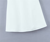 Nukty Spring Summer New Sexy Casual Lace Stitching Wavy Collar Halter Straps Bag Hip A-Line Short Mini Dress Women