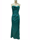 Nukty Red Backless Long Evening Dress gala for girls Summer Sexy Elegant Women Party Dresses Robe