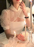 Nukty Women Elegant Midi Two Piece Dress Set Vintage Summer New Spaghetti Strap Sexy Party Slim Prom Clothes Korean Party Vestidos