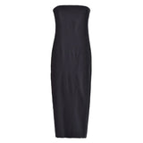 Nukty Off Shoulder Denim Dress Woman Blue Corset Long Dress Women Midi Bodycon Dresses For Women Elegant Party Dress