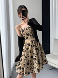 Nukty Women Fashion Spaghetti Strap Prom Mini Dress Suit Elegant Sleeveless Slim Vestdios Female Bodycon Evening Party Clothes Summer