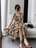 Nukty Women Fashion Spaghetti Strap Prom Mini Dress Suit Elegant Sleeveless Slim Vestdios Female Bodycon Evening Party Clothes Summer