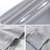 Nukty Summer Sun Protection Skin Coats Men Ultra-Light Sportswear Hooded Outwear Quick Dry Fishing T-shirts Sunscreen Tops