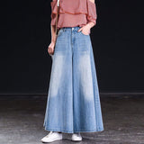 Nukty Korean Streetwear Women Women's High Waist Jeans Woman Harajuku Fashion Denim Pants Jean Baggy Clothes Vintage Clothing Urban