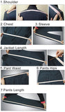 Nukty Navy Blue 2 Piece Slim Fit Business Men Suit Stripe Groom Wedding Tuxedo Custom Skinny Prom Wedding Business Suit