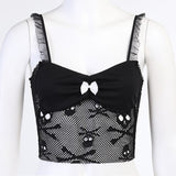 Black Basic Tank Tops Tees Sleeveless Backless Spaghtti Strap Crop Tube Top Casual Fashion Fitness Buttons Tee Vest Tanks Camis