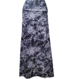 Print Maxi Skirt Women High Waist Boho A-Line Skirt Vintage Casual Beach Faldas Female Elastic Waist Holiday Long Bohemian Skirt
