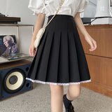 Nukty Skirts Pleated Women High Waist Summer Knee-length Preppy Style Harajuku Y2k Hot Sale Street School Cosplay Casual Female Faldas
