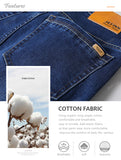 Nukty Stretch Jeans Mens Winter Quality Famous Brand Fleece Pants Men Straight Flocking Trousers Jean Male