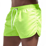 Nukty Beach Shorts Quick Dry Mens Swimwear Board Briefs New Hot Summer Swim Trunks Sport Gym Running Shorts Male Beachwear