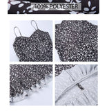 Nukty Floral Slip Mini Dress Women Sleeveless Hollow Out Backless Lace Up Summer Dresses Sexy Fashion Party Beachwear